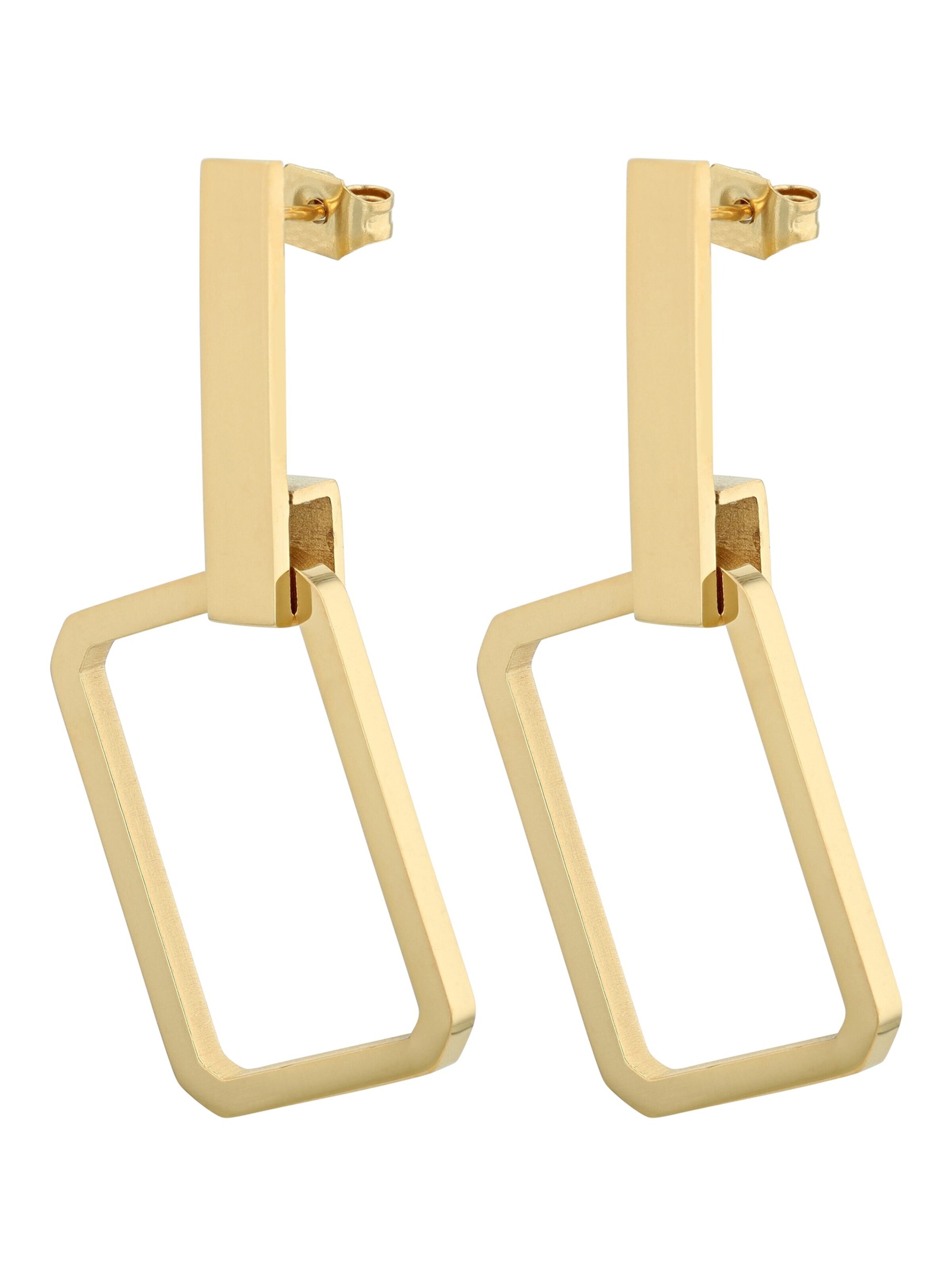 Akzent Earrings 'wasserfest' in Gold
