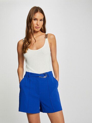 Morgan Regular Broek in Blauw: voorkant