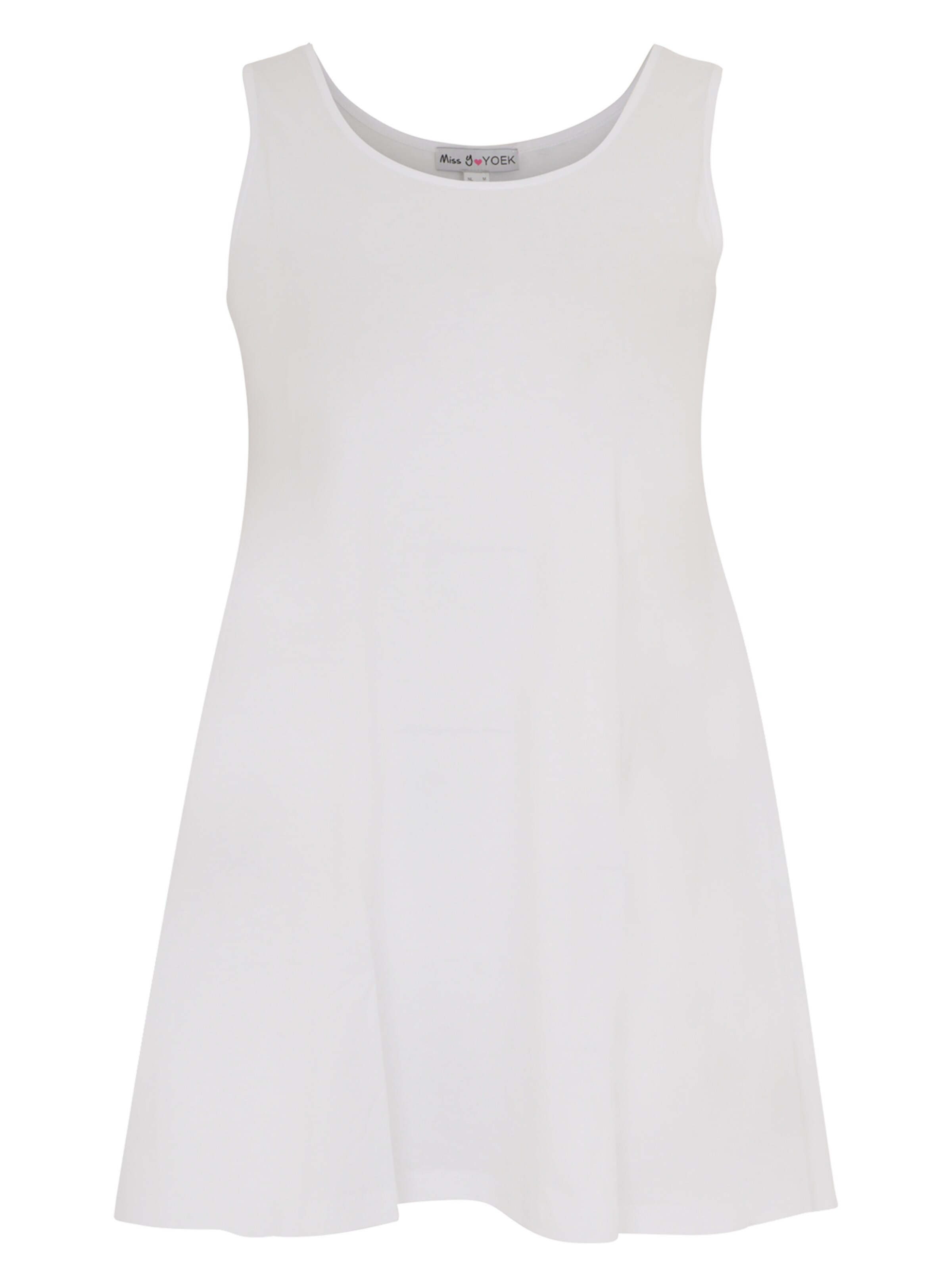 YOEK Top in White: front