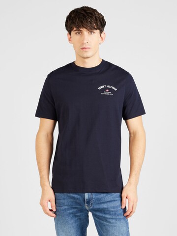 TOMMY HILFIGER - Camiseta en azul: frente