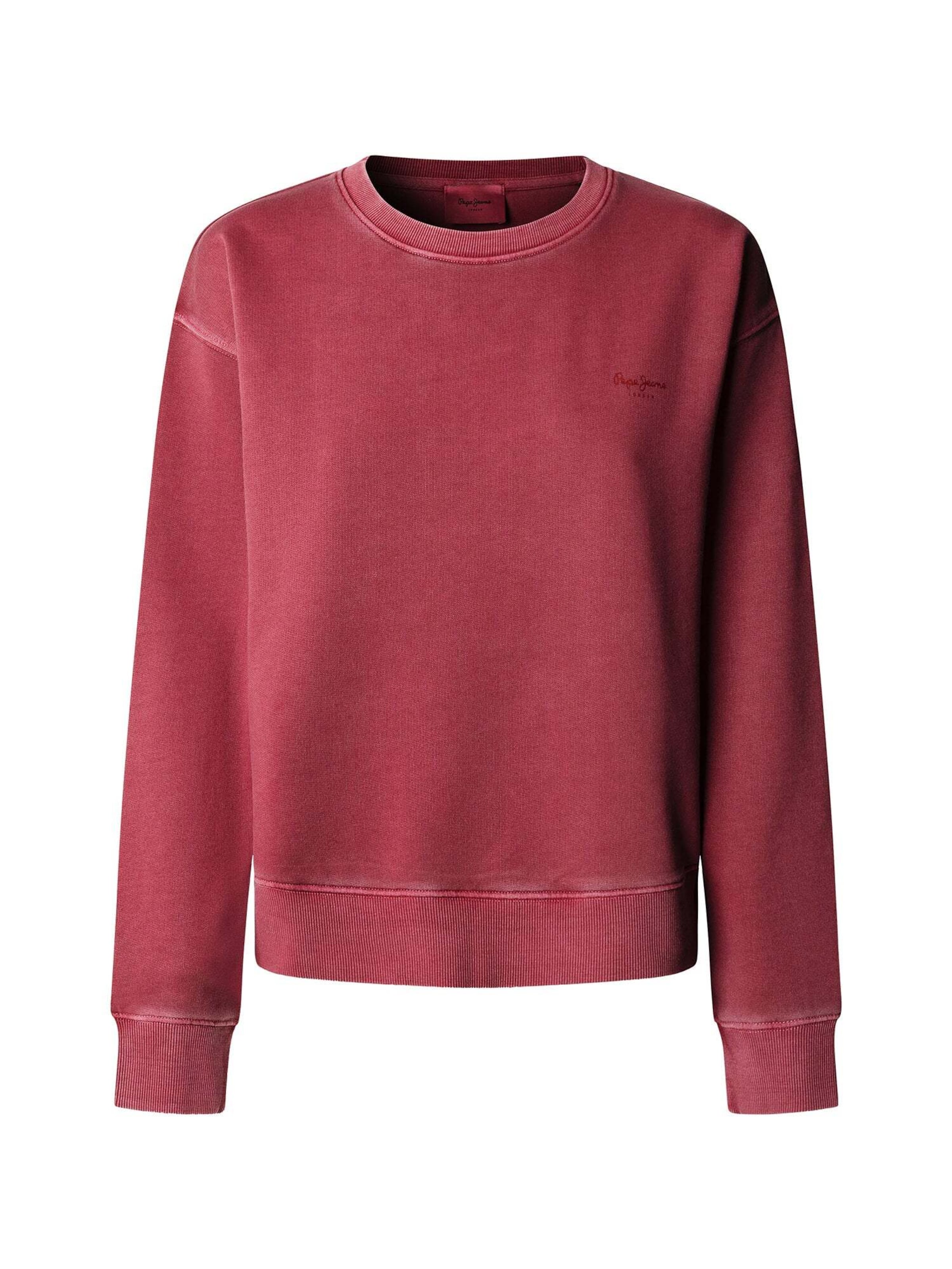 Sweat-shirt 'MALU' Pepe Jeans en rose : devant