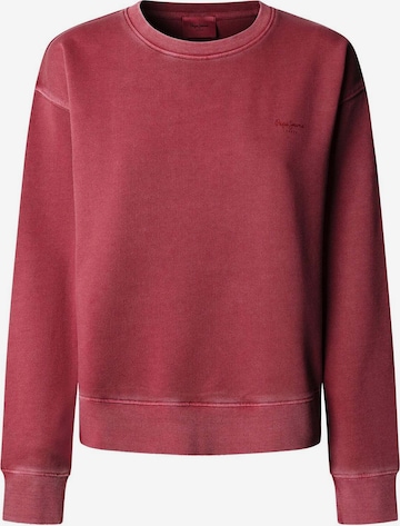Sweat-shirt 'MALU' Pepe Jeans en rose : devant