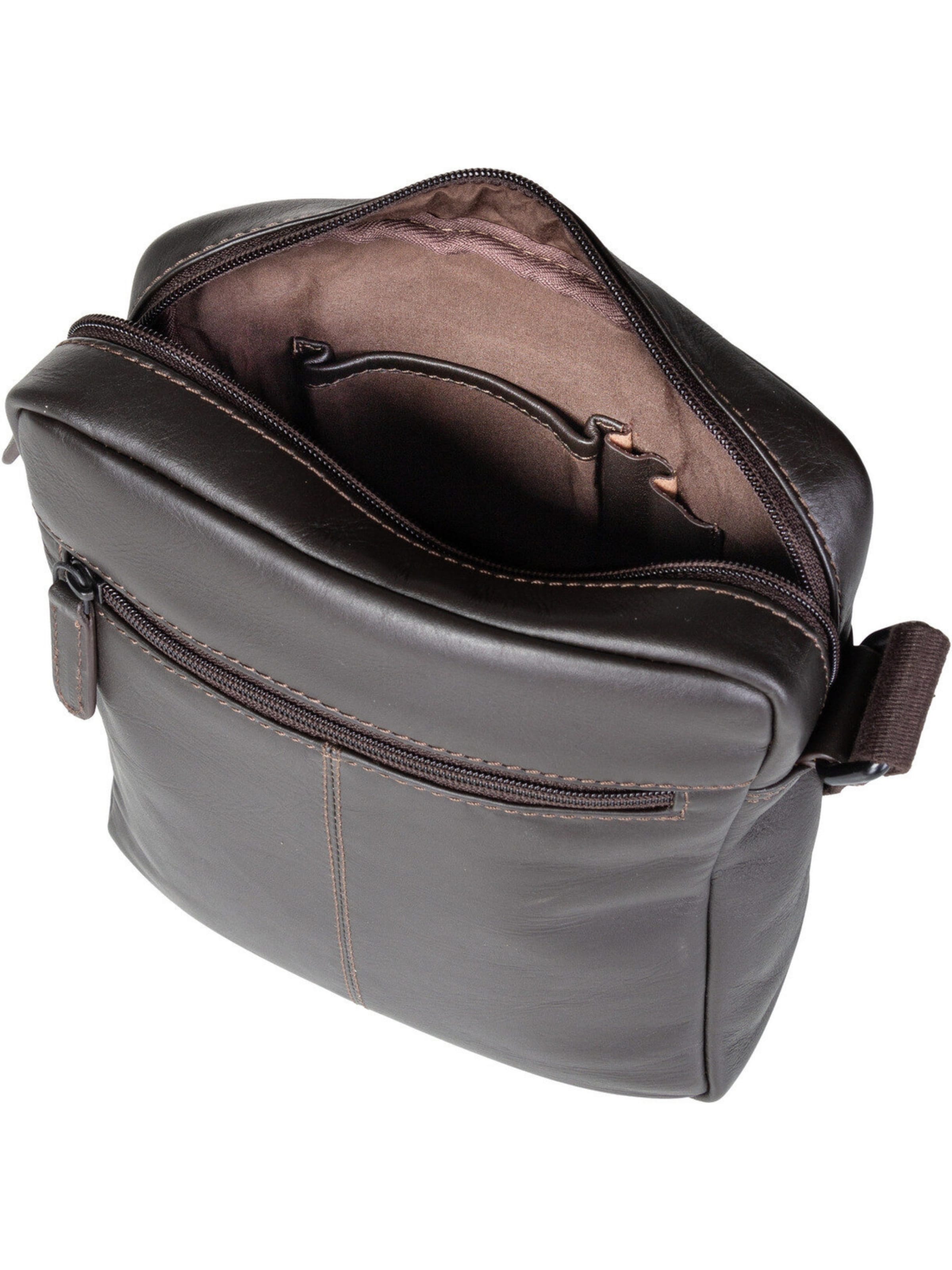 bugatti Umhängetasche 'Clark ' in Braun