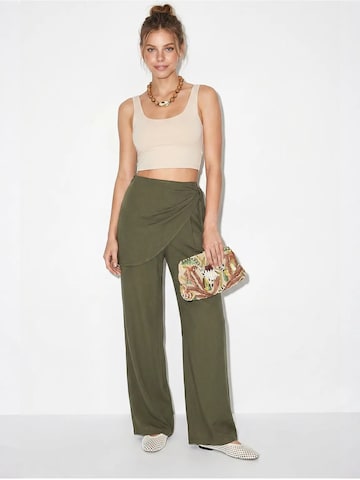 Loosefit Pantalon Bianco Lucci en vert