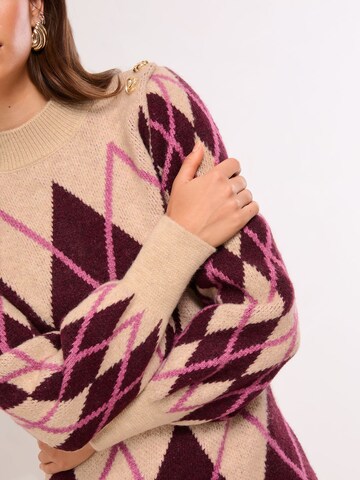 Lipsy Kötött ruhák - bézs