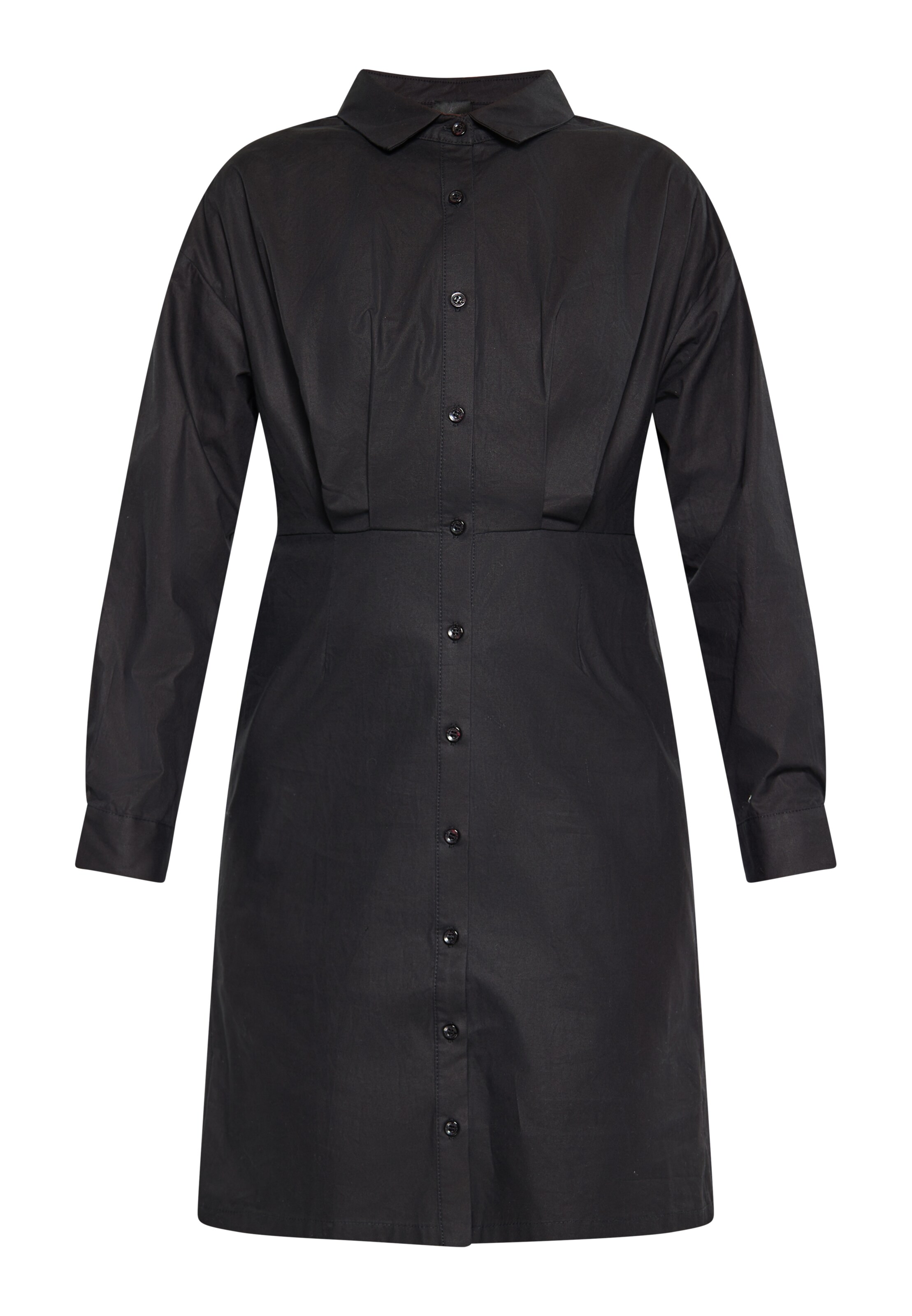 DreiMaster Klassik Skjortklänning i svart: framsida