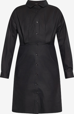 Robe-chemise DreiMaster Klassik en noir : devant