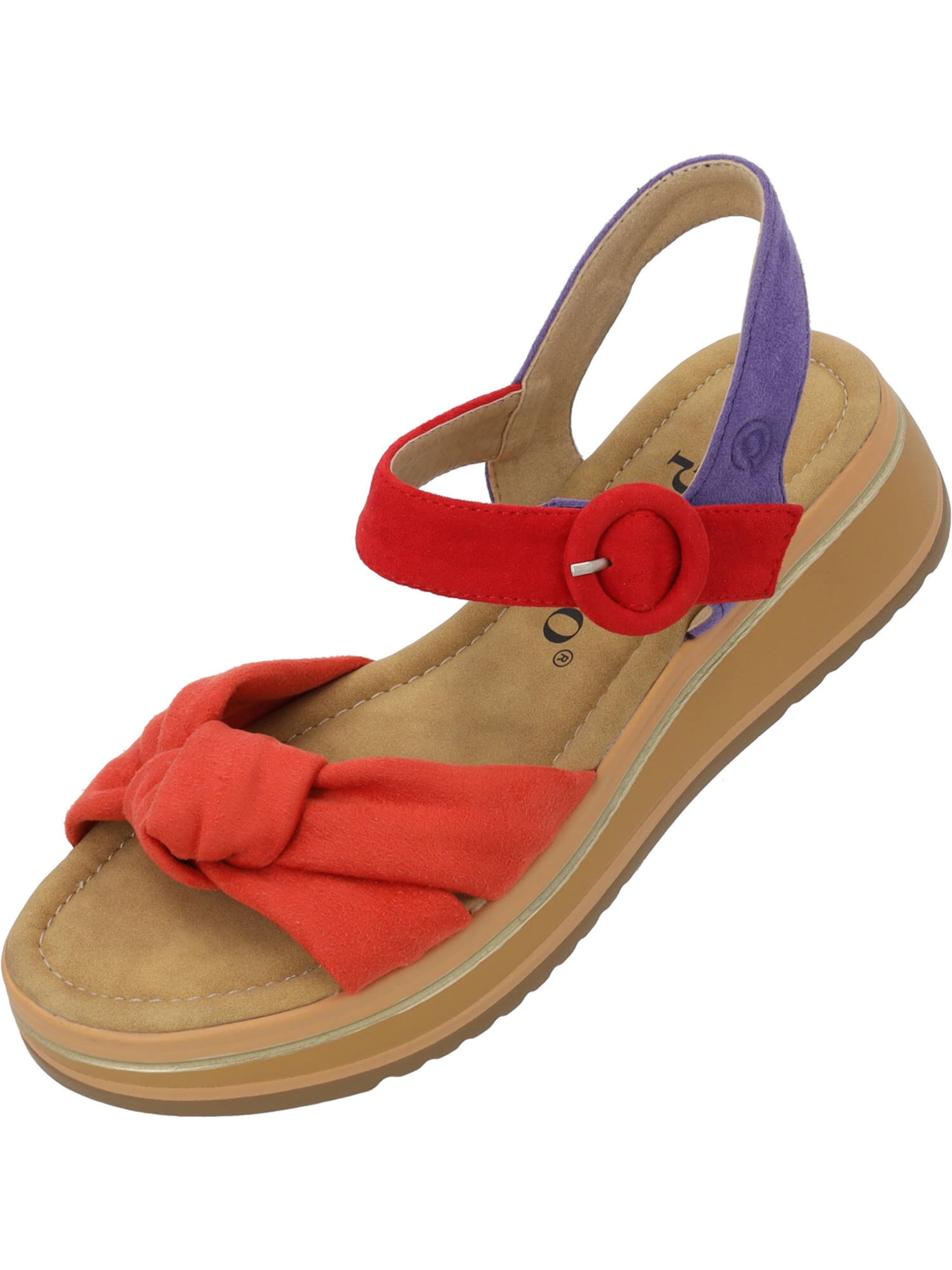 Palado Strap sandal 'Ebelli' in Red: front