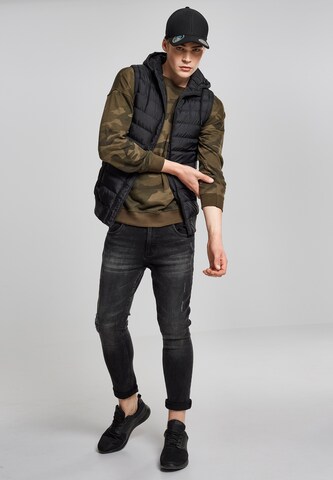 Urban Classics Bodywarmer in Zwart