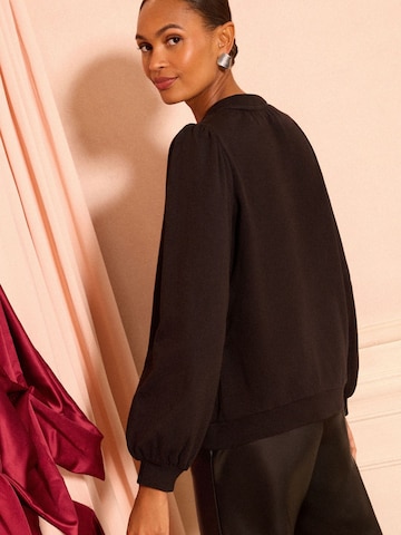 love & roses Μπλούζα φούτερ σε μαύρο