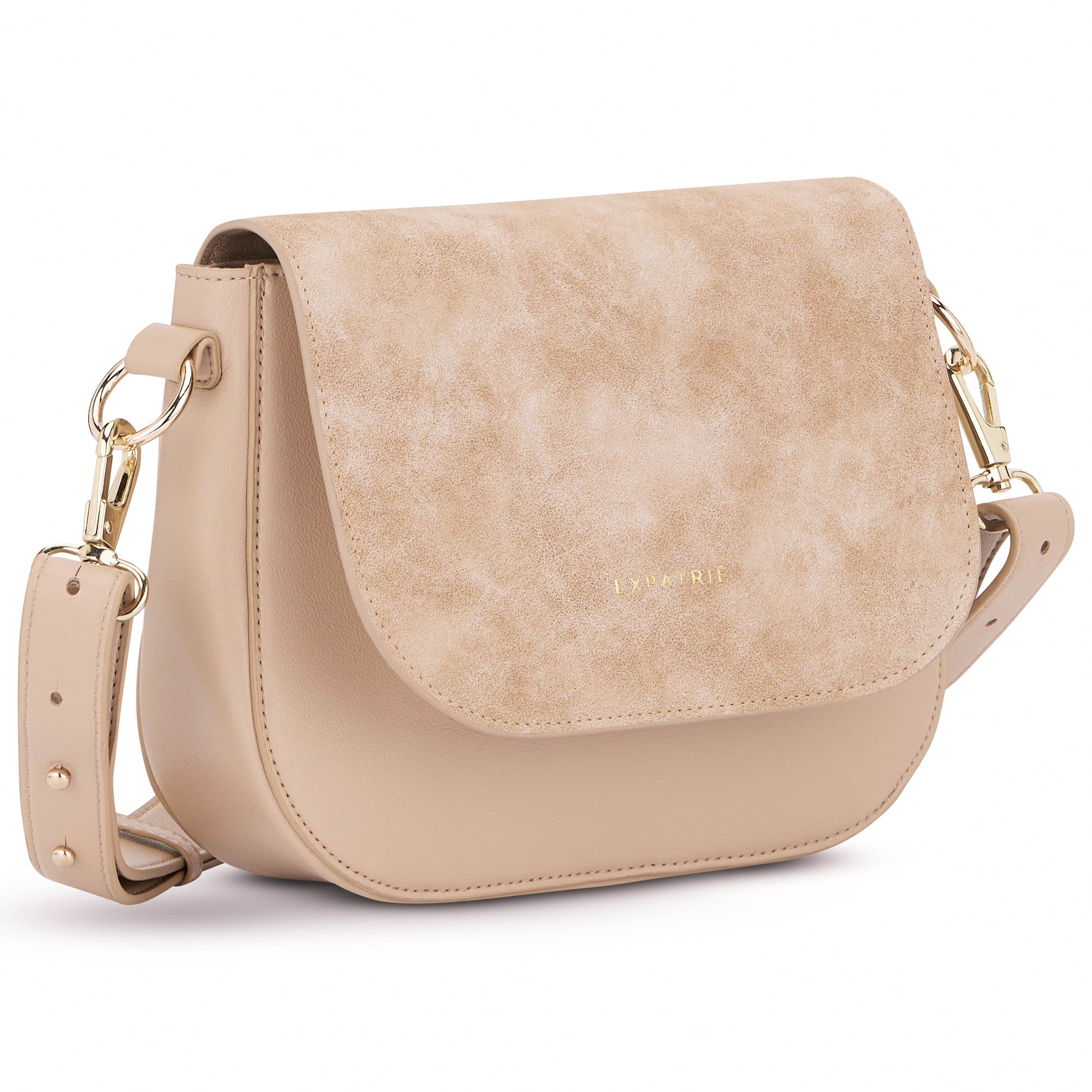 Expatrié Axelremsväska 'Louise Medium' i beige