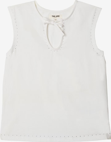 Top di THE-ARE in bianco: frontale
