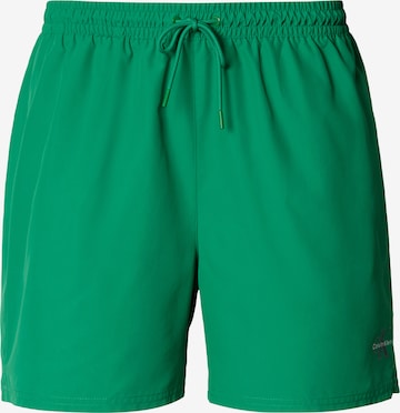 Calvin Klein Swimwear Hlače za k noši | zelena barva: sprednja stran