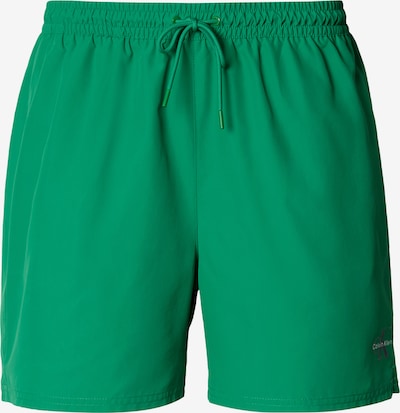 Maudymosi trumpikės iš Calvin Klein Swimwear, spalva – tamsiai mėlyna / žalia / balta, Prekių apžvalga