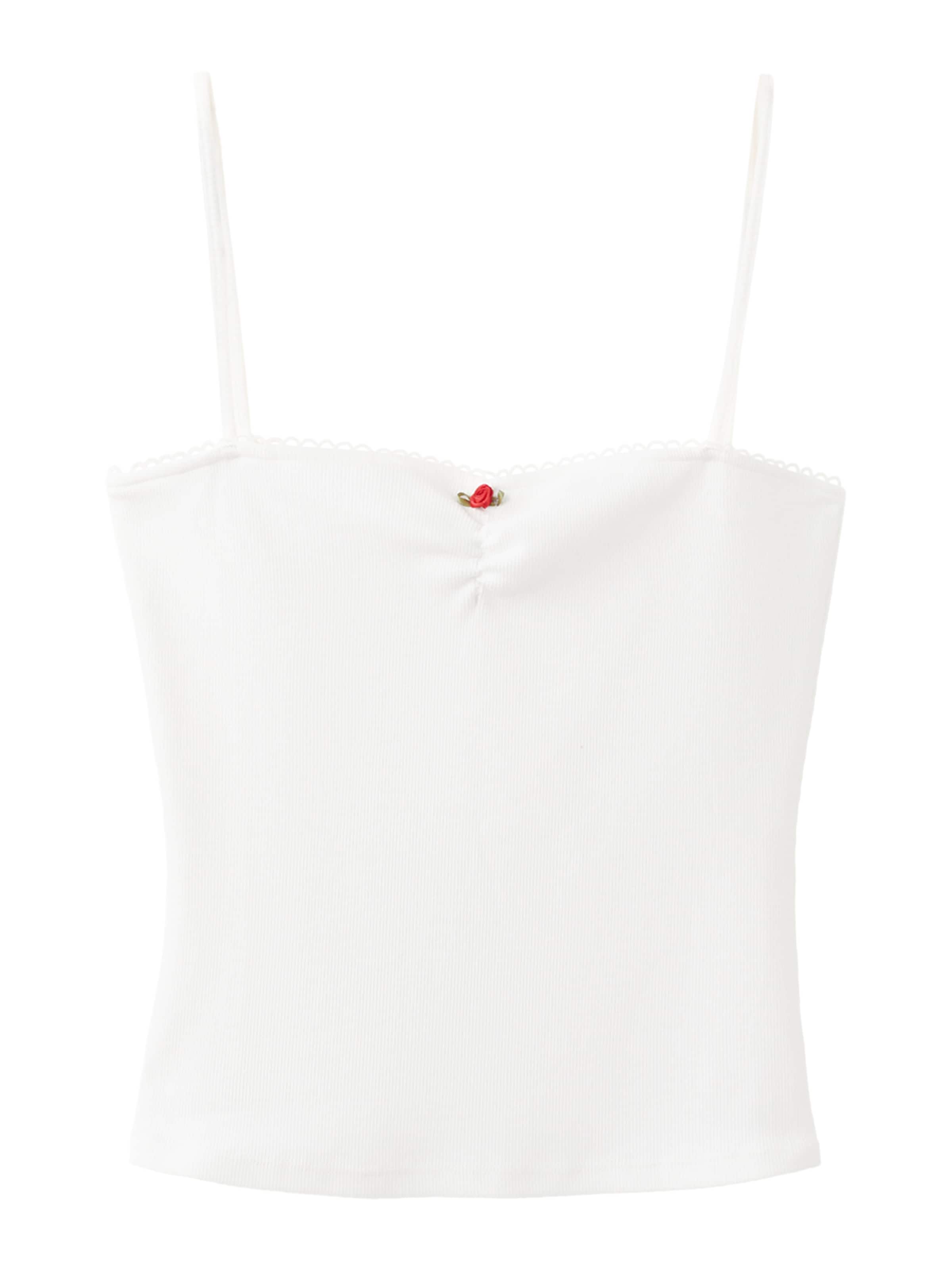 MANGO Top 'ROSE', veľkosť XXS - zelená / červená / biela, Produkt