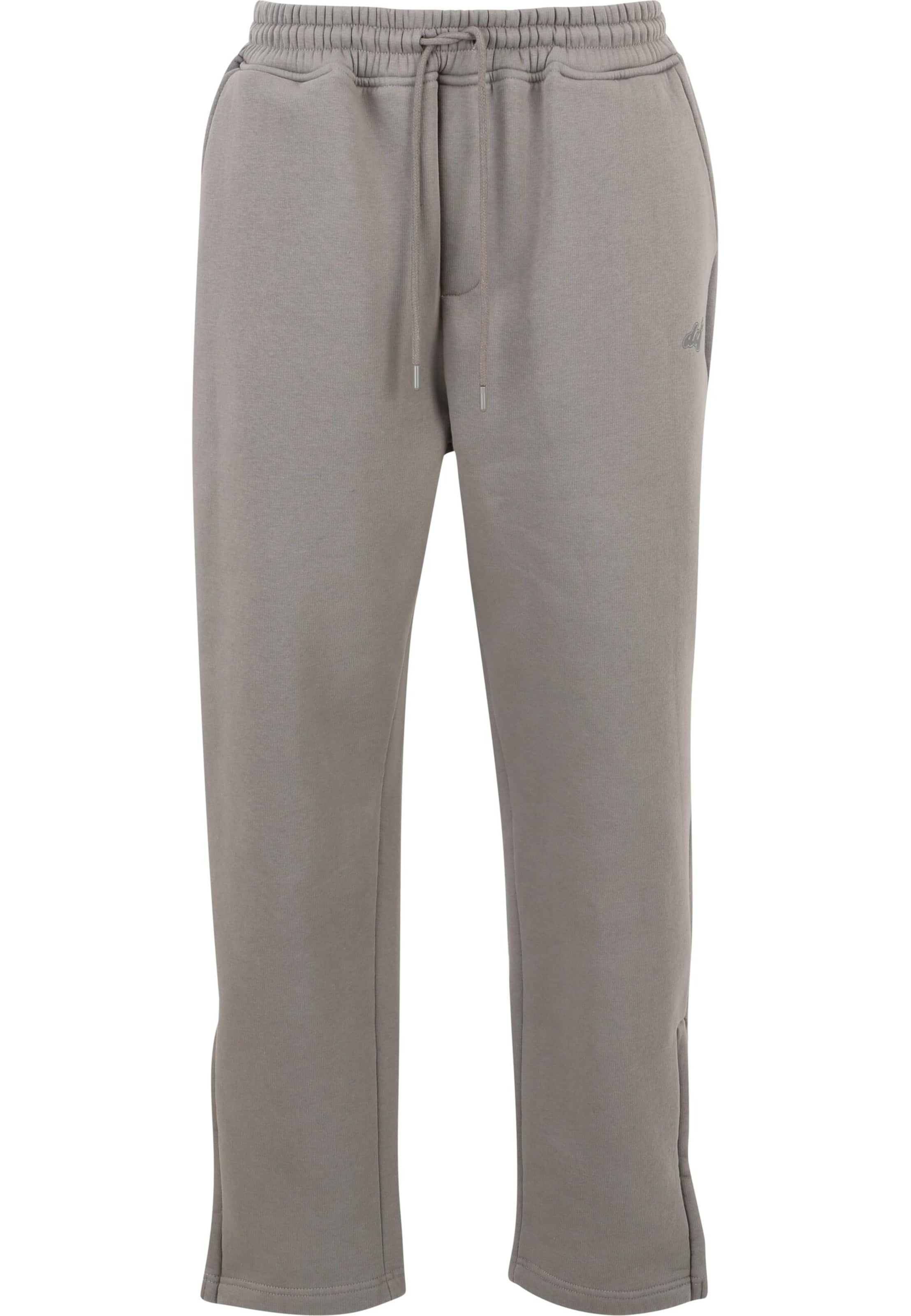 DEF Loose fit Pants 'JOEL' in Grey: front