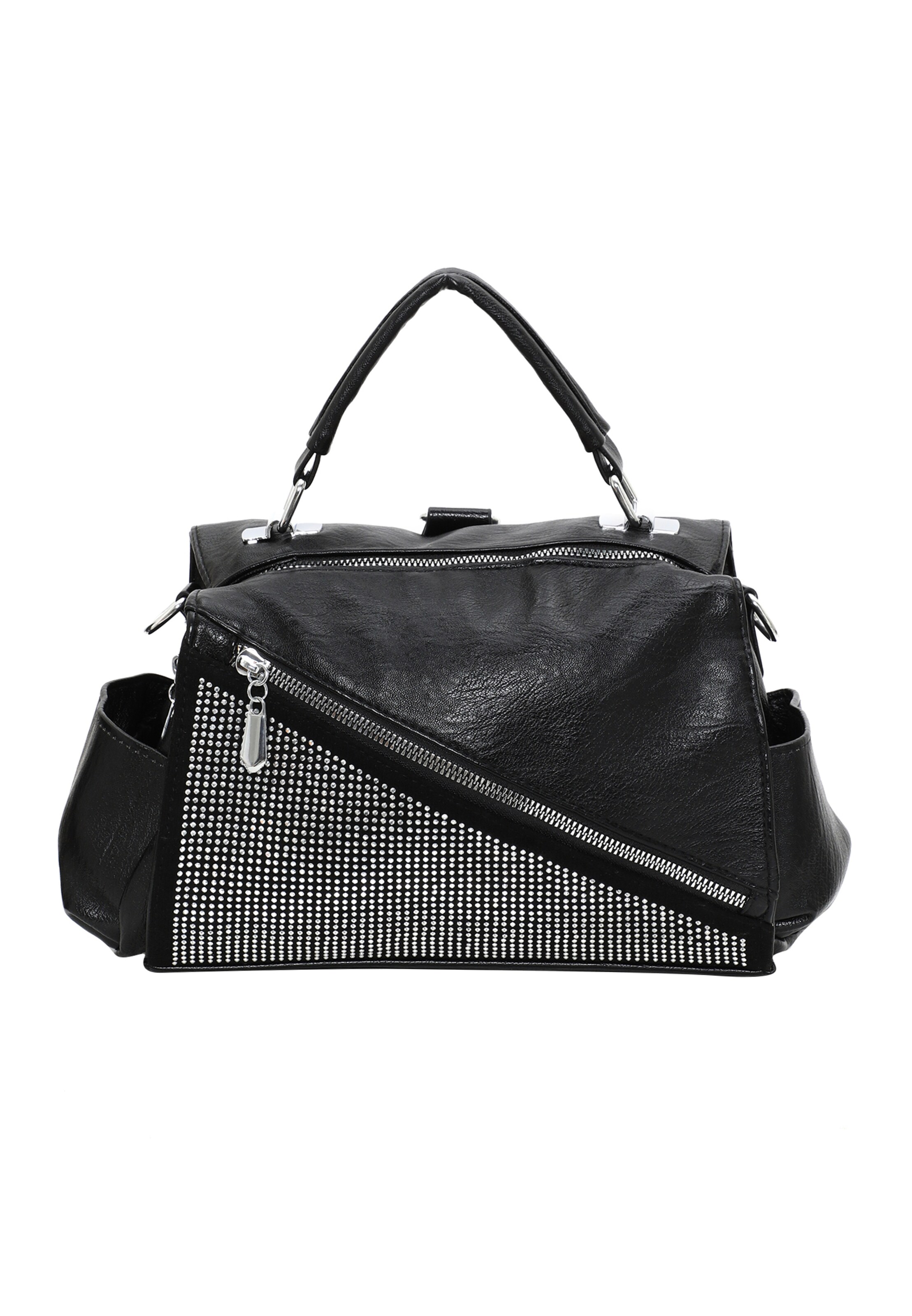 faina Handtas in Zwart: voorkant