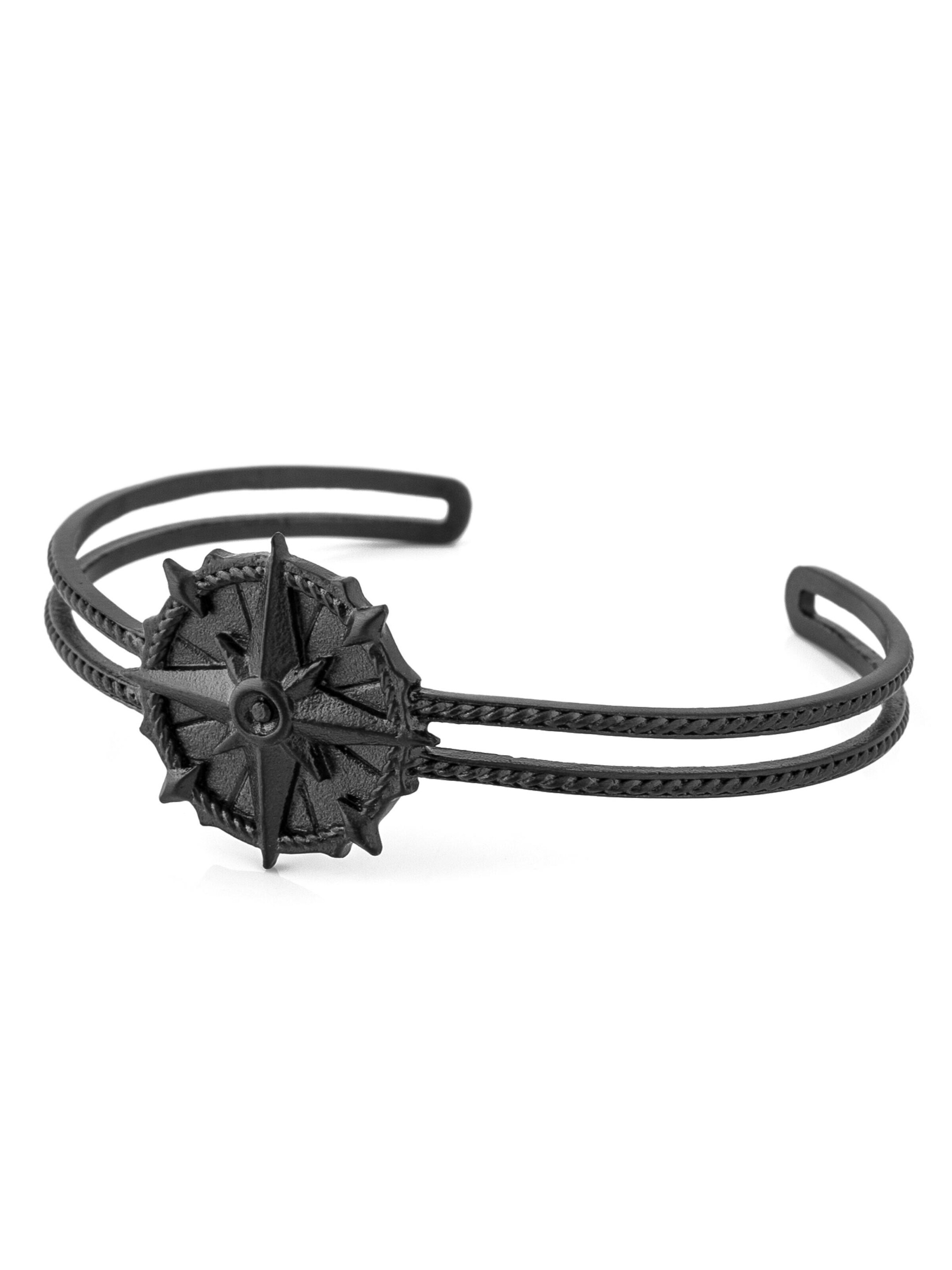 Akitsune Armband 'Guidance'‌‌‌‌‌‌‌ in Schwarz