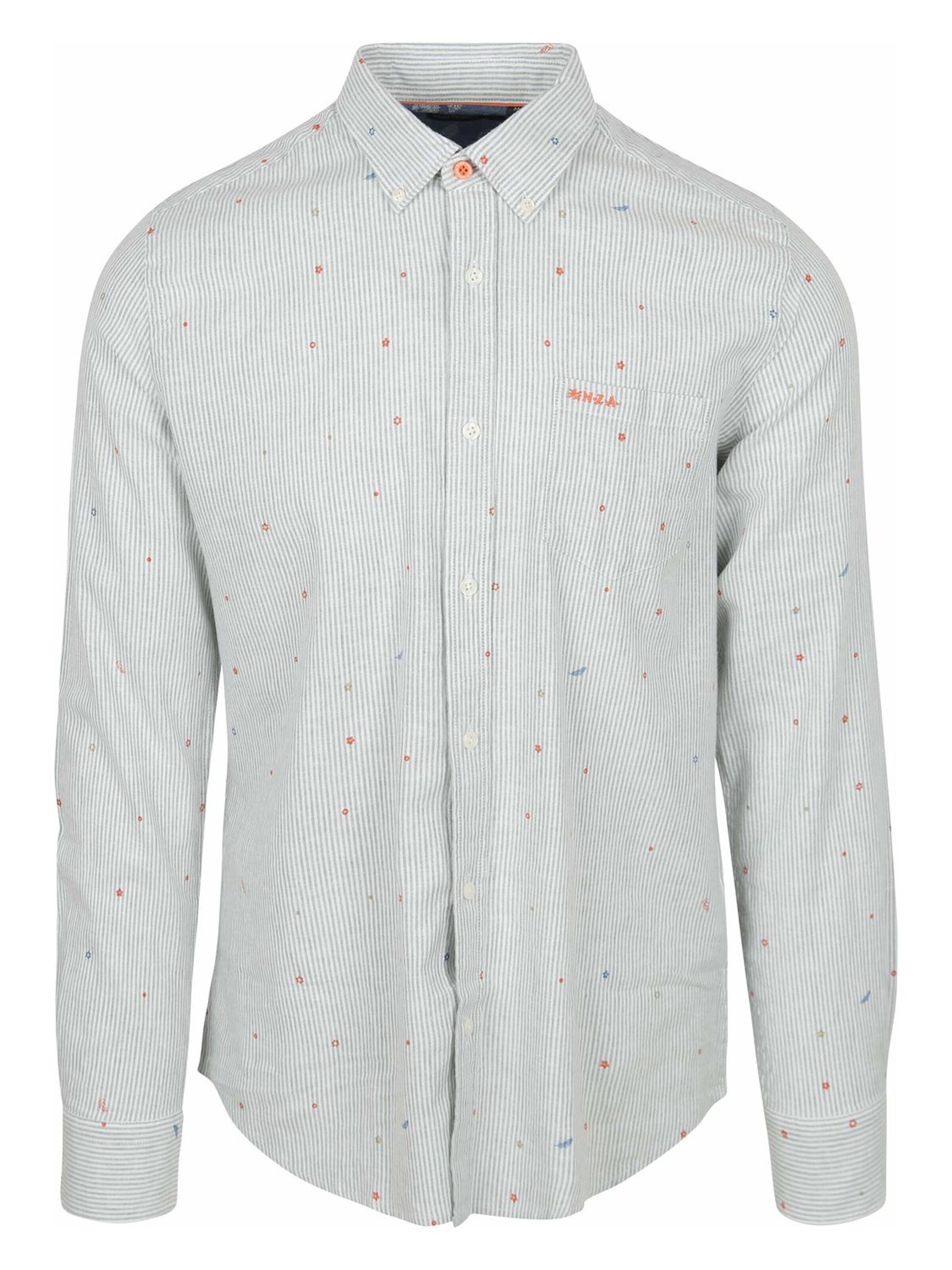 NZA New Zealand Auckland Regular fit Overhemd 'Emerson' in Groen: voorkant