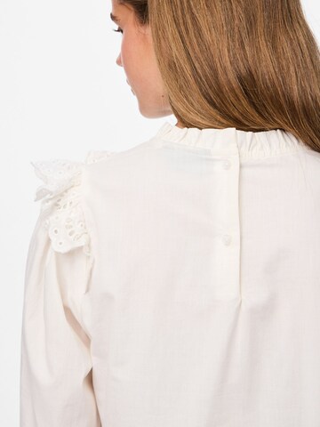 Chemisier PIECES en blanc
