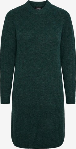 PIECES Knitted dress 'Ellen' in Green: front