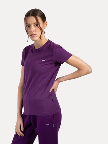 Smilodox T-Shirt ' Laurena ' in Lila