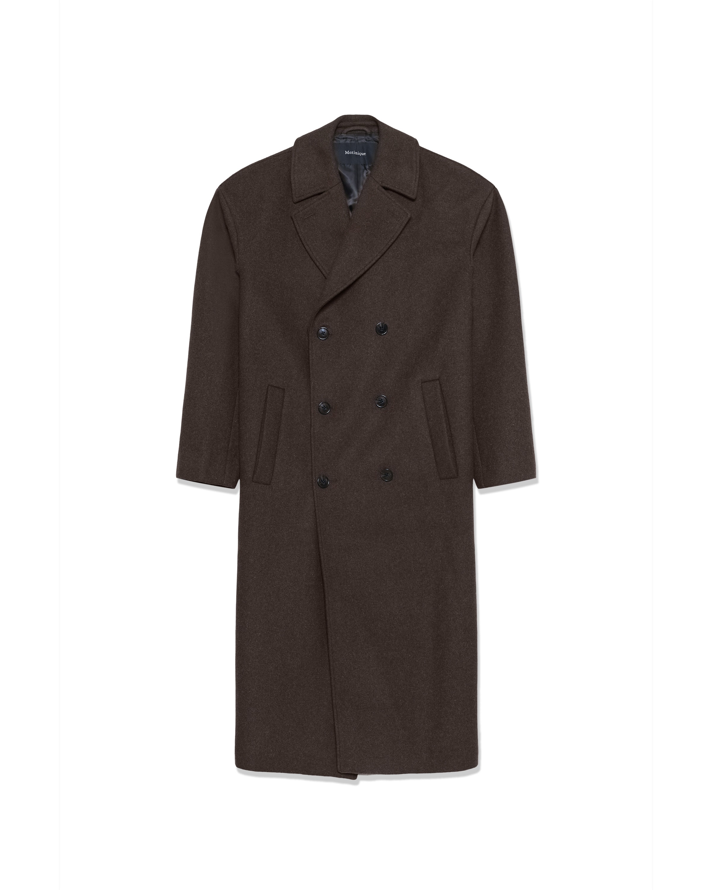 Matinique Winterjacke 'Bullmer' in Braun: Vorderseite