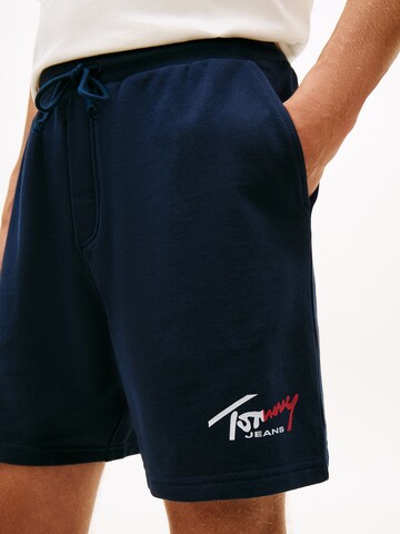 Tommy Jeans Loosefit Παντελόνι σε μπλε