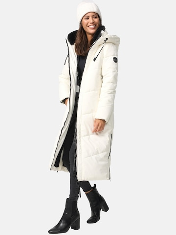 Manteau d’hiver 'Nadaree XVI' MARIKOO en blanc : devant