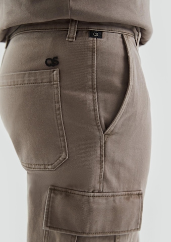 QS Regular Cargobroek in Bruin