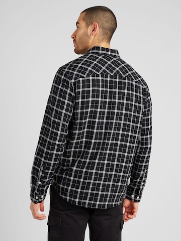 JACK & JONES Regular fit Button Up Shirt 'COZY' in Black