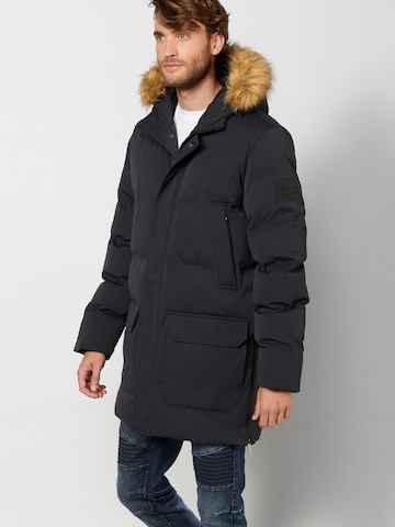 KOROSHI Winterjacke in Grau