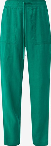 Effilé Pantalon s.Oliver en vert : devant