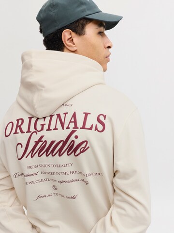 JACK & JONES Sweatshirt 'JORNORREBRO' i beige