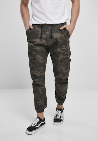 Tapered Pantaloni cargo 'Ray' di Brandit in verde: frontale