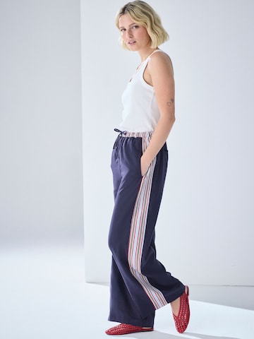 Wide Leg Pantalon Next en bleu