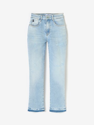 Le Temps Des Cerises Baggy Jeans in Blauw: voorkant