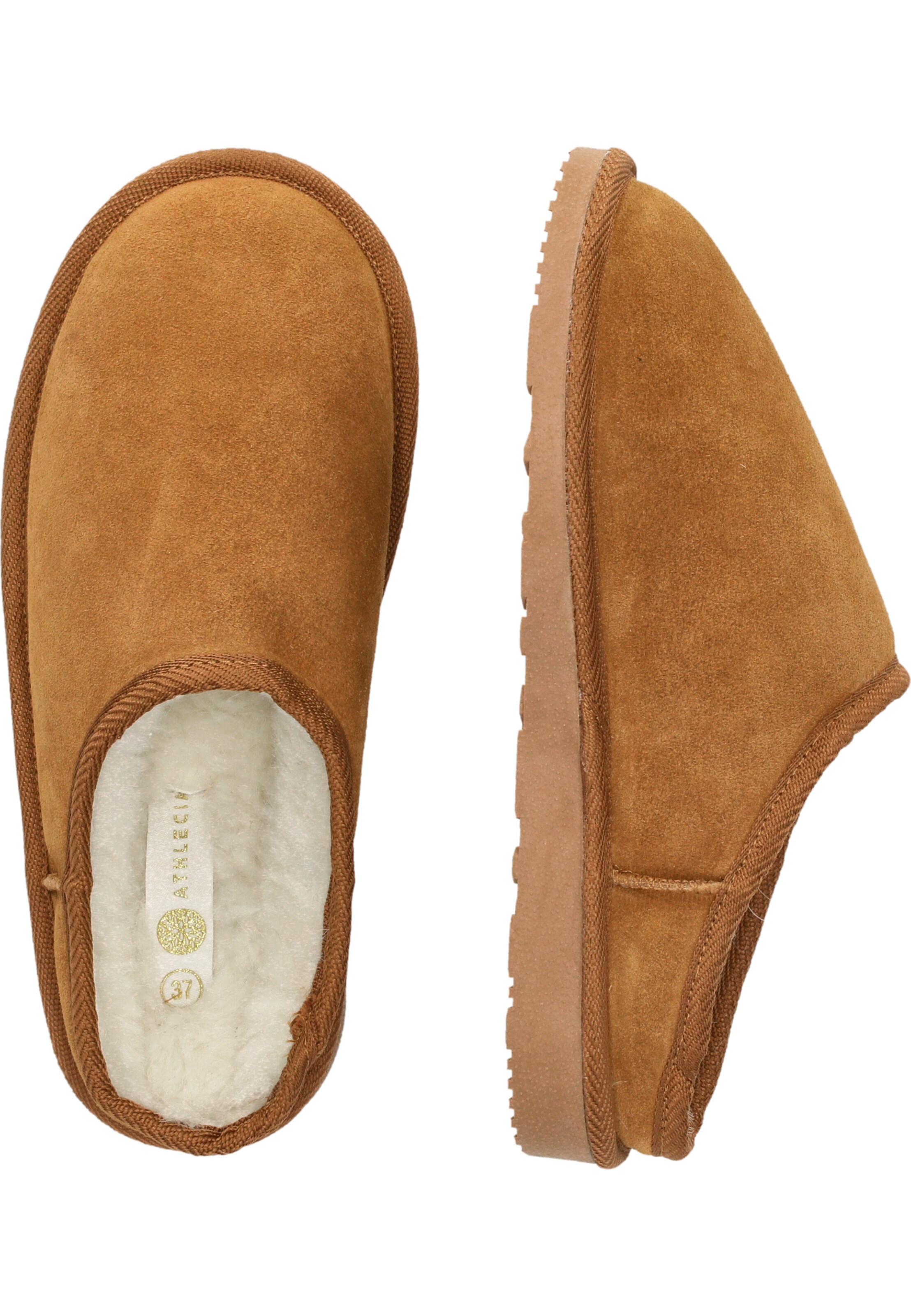 Athlecia Slippers 'Aditi' in Brown