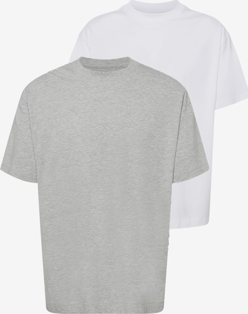 WEEKDAY T-shirt i grå: framsida