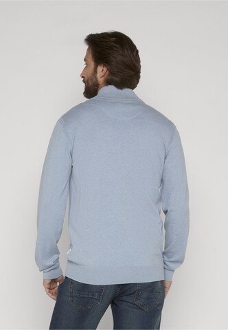 INDICODE JEANS Knit cardigan 'Tinos' in Blue