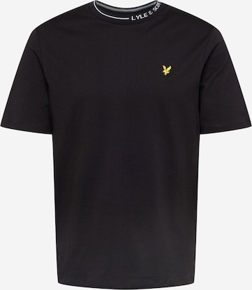 melns Lyle & Scott T-Krekls: no priekšpuses