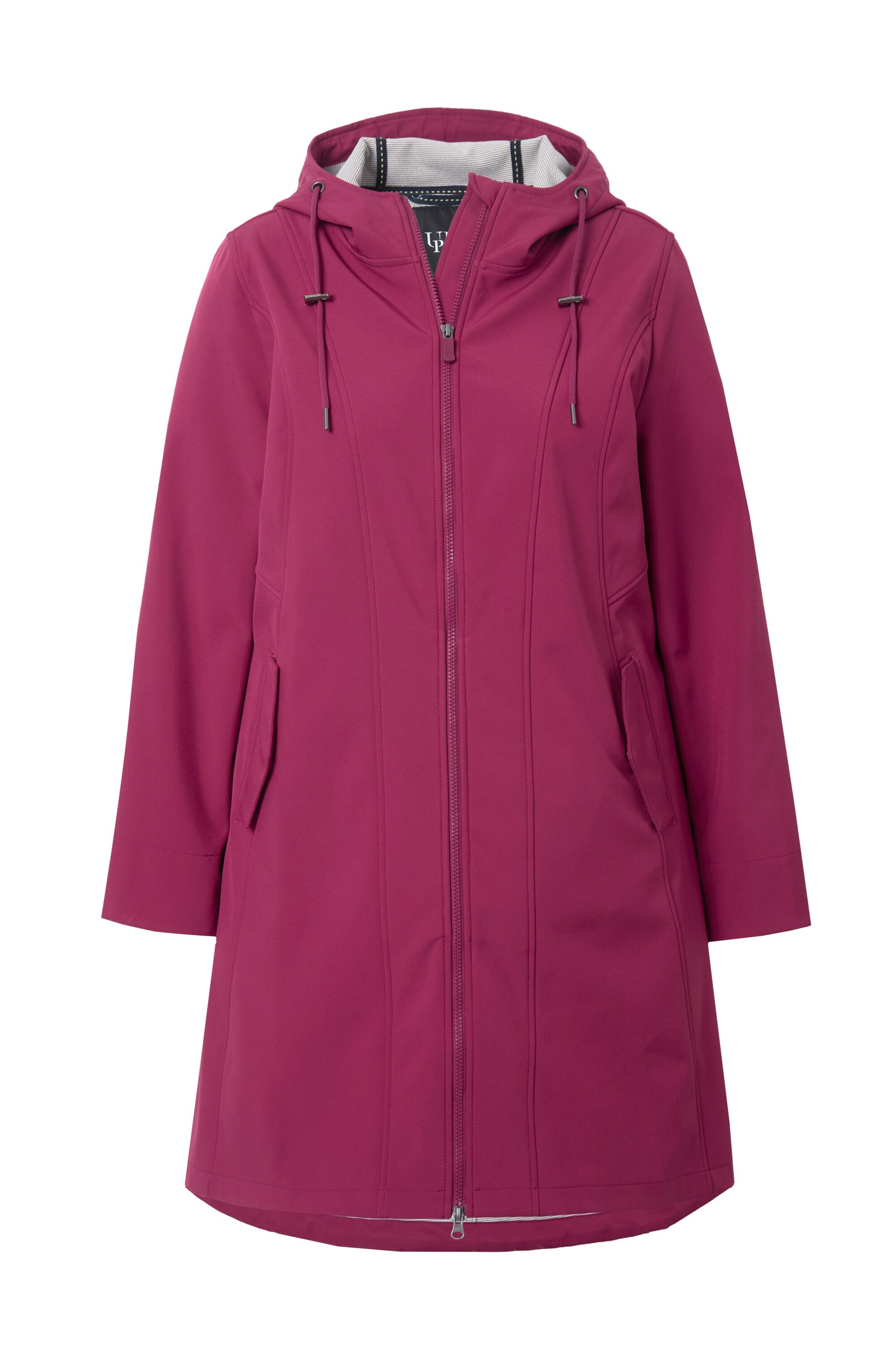 Ulla Popken Funktionsjacke in Rot: Vorderseite