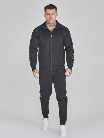 SikSilk Sweatjacke in Schwarz