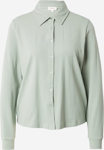 s.Oliver Blouse in Green: front