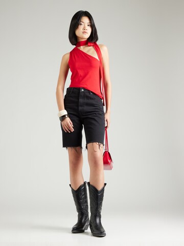 WEEKDAY Top 'Iza' w kolorze czerwony
