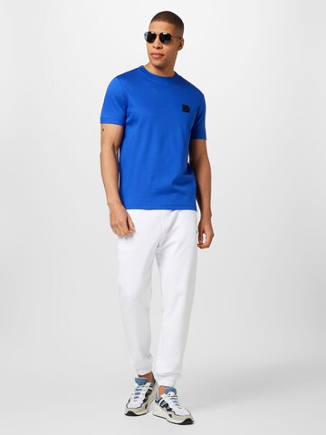 T-Shirt 'Tiburt' BOSS en bleu