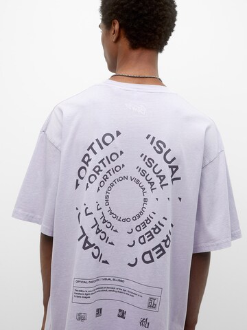 Tricou de la Pull&Bear pe mov