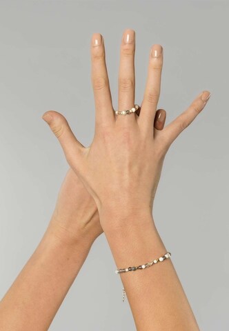 Bracelet 'Winter Pearl' fejn en or