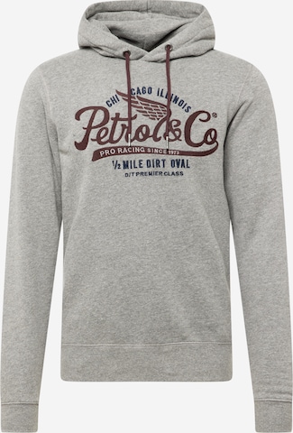 Petrol Industries Sweatshirt in Grey: front