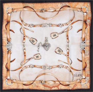 Foulard 'K F136 1874' di Alviero Martini 1a clase in nero: frontale
